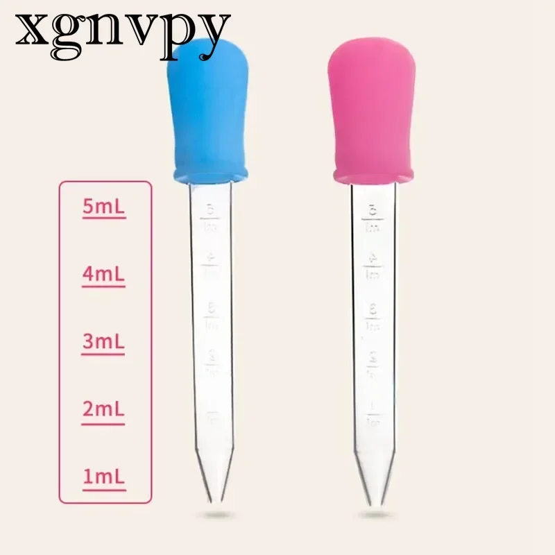 Xgnvpy 5MLChild Baby Dropper Medicine Feeder Child Medicine Device  Silicone Pipette Liquid Food Dropper Plastic Infant Utensils