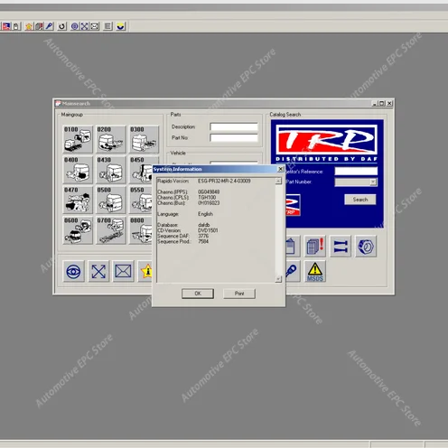 

Для DAF PartsRapido DAF RAPIDO EPC
