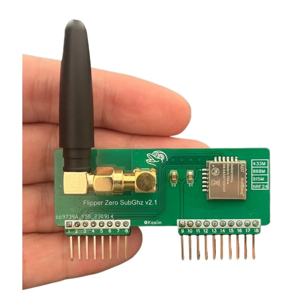 Flipper Zero CC1101 Module SubGhz Module 2.0 433MHz