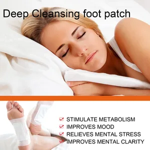 Natürliche Bambus -Ingwer -Fußkissen, tiefe Reinigung, Füße, die Schlafung, Entgiftung, Körperformung, Verbesserung des Schlafes, 10 Hauptverkauf Entgiftung Pes - №4