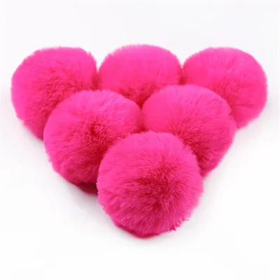 Pompom Fluffy Fur Ball DIY Pompons for Crafts