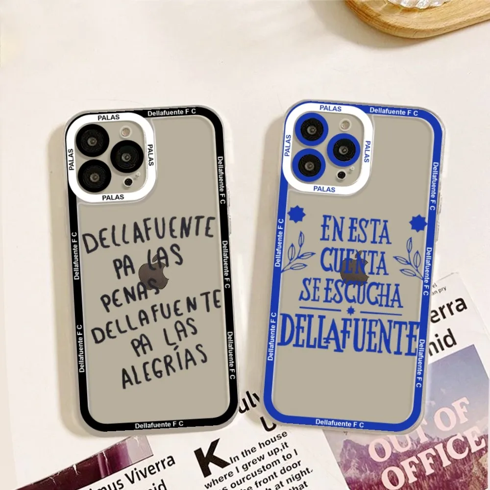 D-Dellafuente F C Phone Case For IPhone 11 12 13 Mini Pro Max 14 Pro Max Iphone15 15promax Case Shell Funda Cover