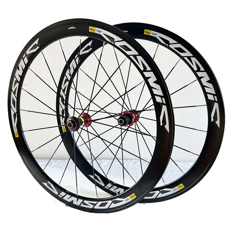 Flat Road V/C Lap Brake Bicycle Wheels, Cosmic Elite S700c, Straight Pull Wind Break, 700C Frame Height 50mm