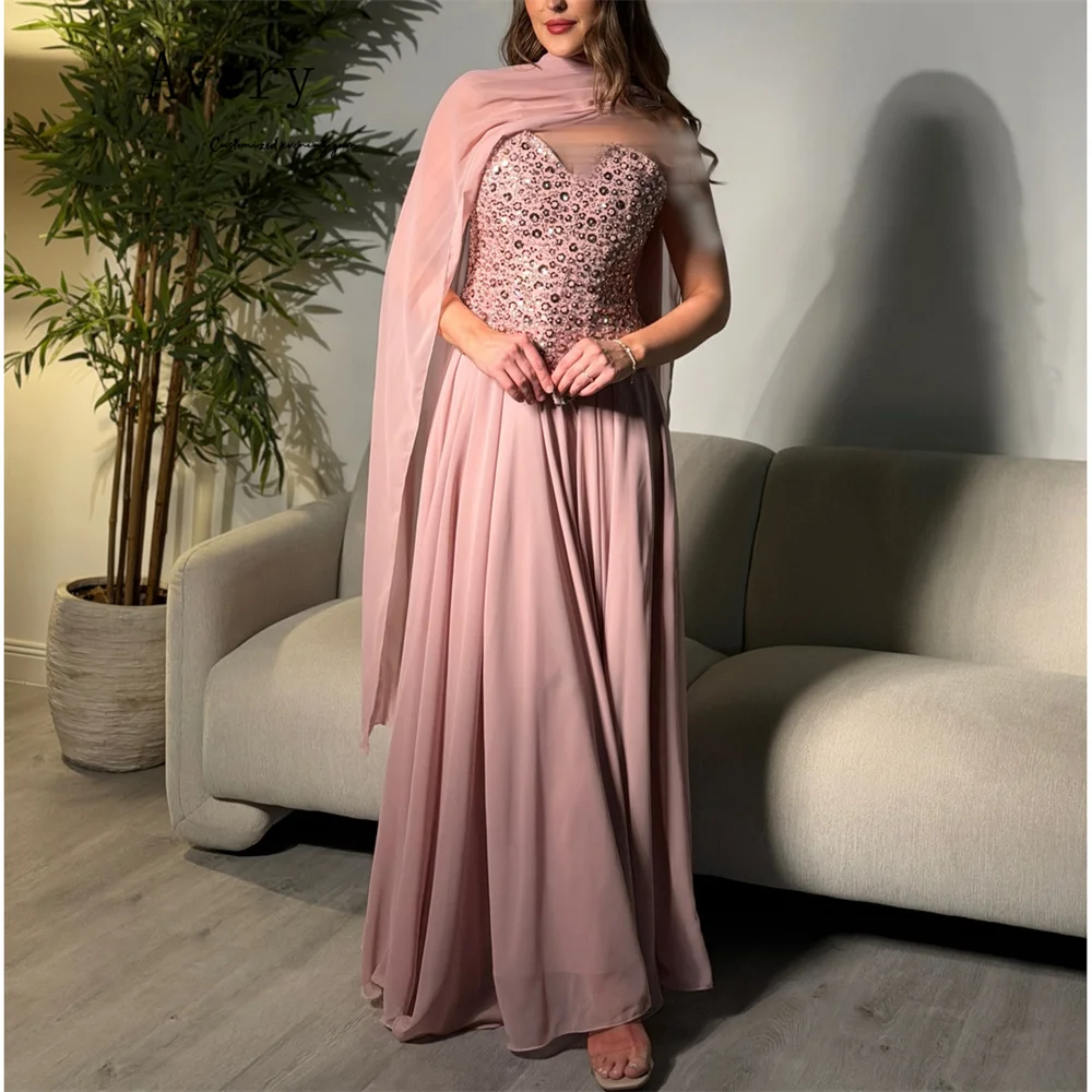

Avery Custom A-line Shiny Sweetheart Sleeveless Evening Dresses Woman Elegant Woman Dress Prom Dresses 2026 Luxury Prom Party