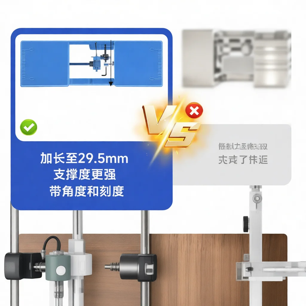 Aluminum Alloy Hinge Installation Locator Cabinet Door Hardware Mounting Tool Magnetic Fixing Jig Precise Positioning Gadget