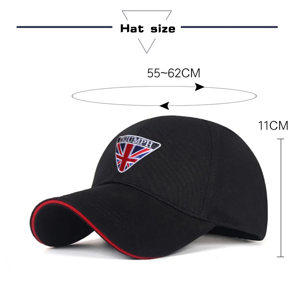 Motorcycle Embroidered Baseball Caps Men Woman Hatcap Print Design for TRIUMPH SPEED FOUR 600 Speed Triple R RS S TWIN SPEEDMAST