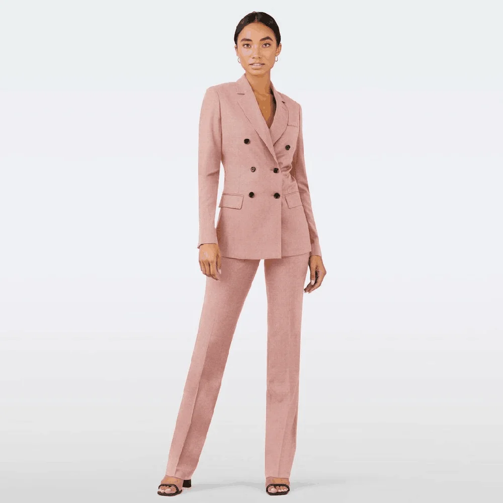 

Popular Women Suits High Quality Banquet Celebrity Formal Occasion 2 Pieces Jacket Pant Customize Female Clothing Classic