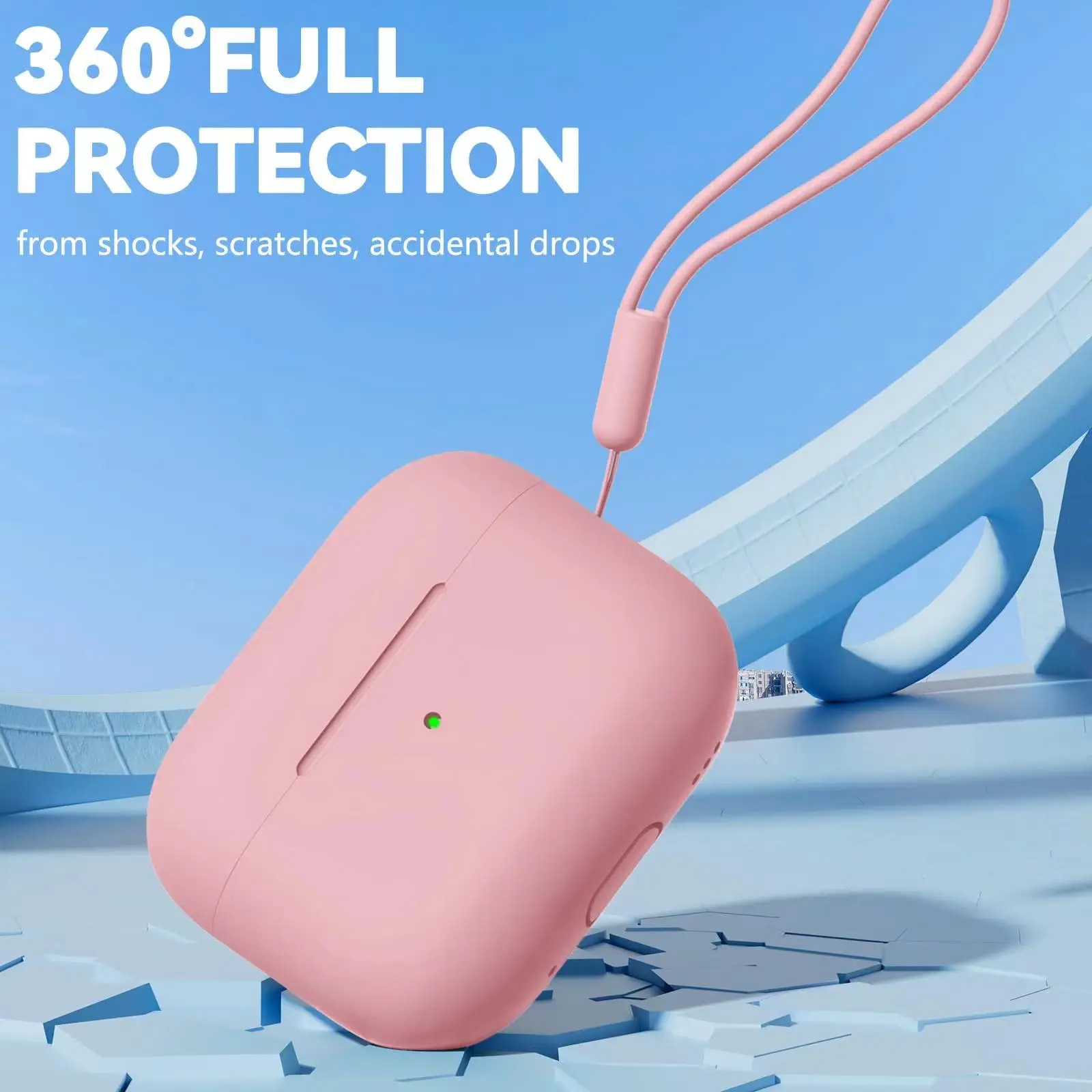 Suitable For Airpod Pro 2 Bluetooth Headphone Case Soft Silicone Case Comfortable Stretchable Soft Washable Headphone Covers