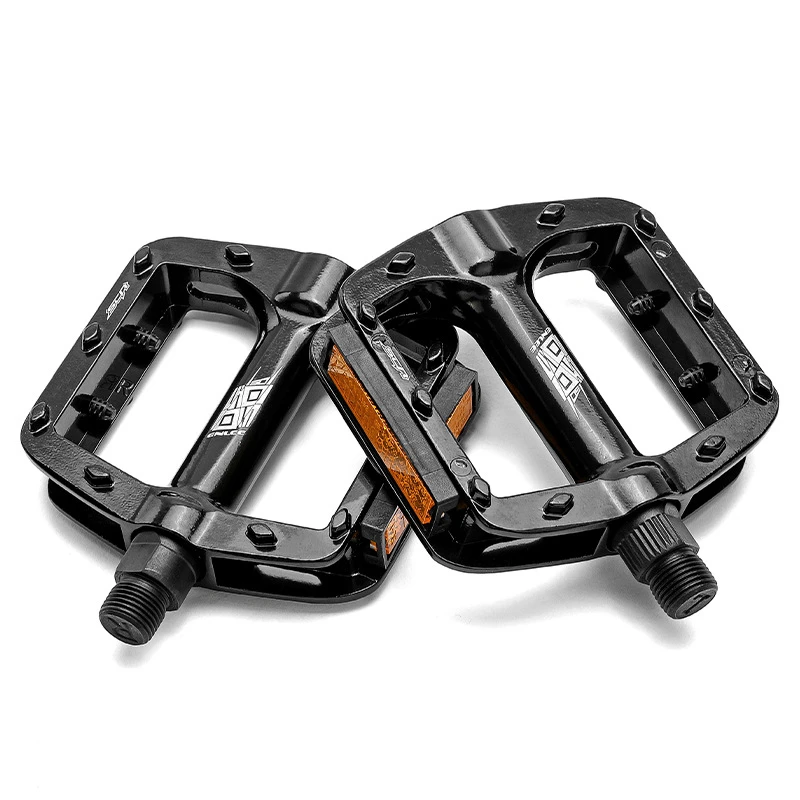 G806 자전거 볼 페달, 알루미늄 합금 소재, 산악 레크리에이션 차량 페달, 테이프 반사판, 미끄럼 방지 라이딩 액세서리