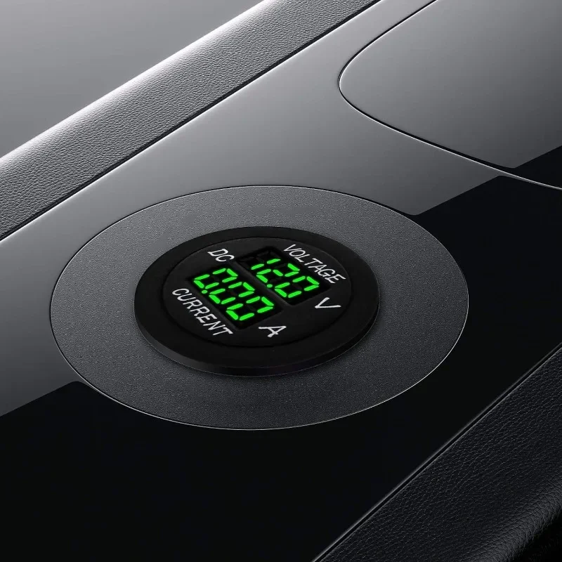 

Автомобильное зарядное устройство с двумя аккумуляторами, дисплеем напряжения, 3-значным монитором и быстрым зарядным устройством для автофургона/морского применения