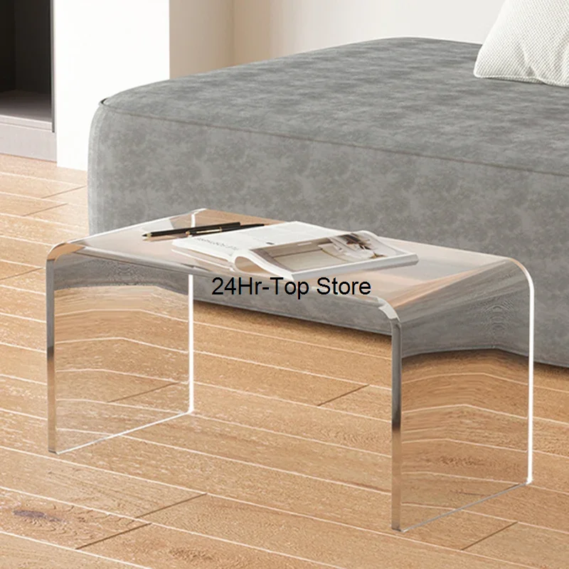 Modern Design Coffee Table Acrylic Bedroom Organizer Simple Side Table Small Entryway Mesa Plegable Dinning Table Set Furniture
