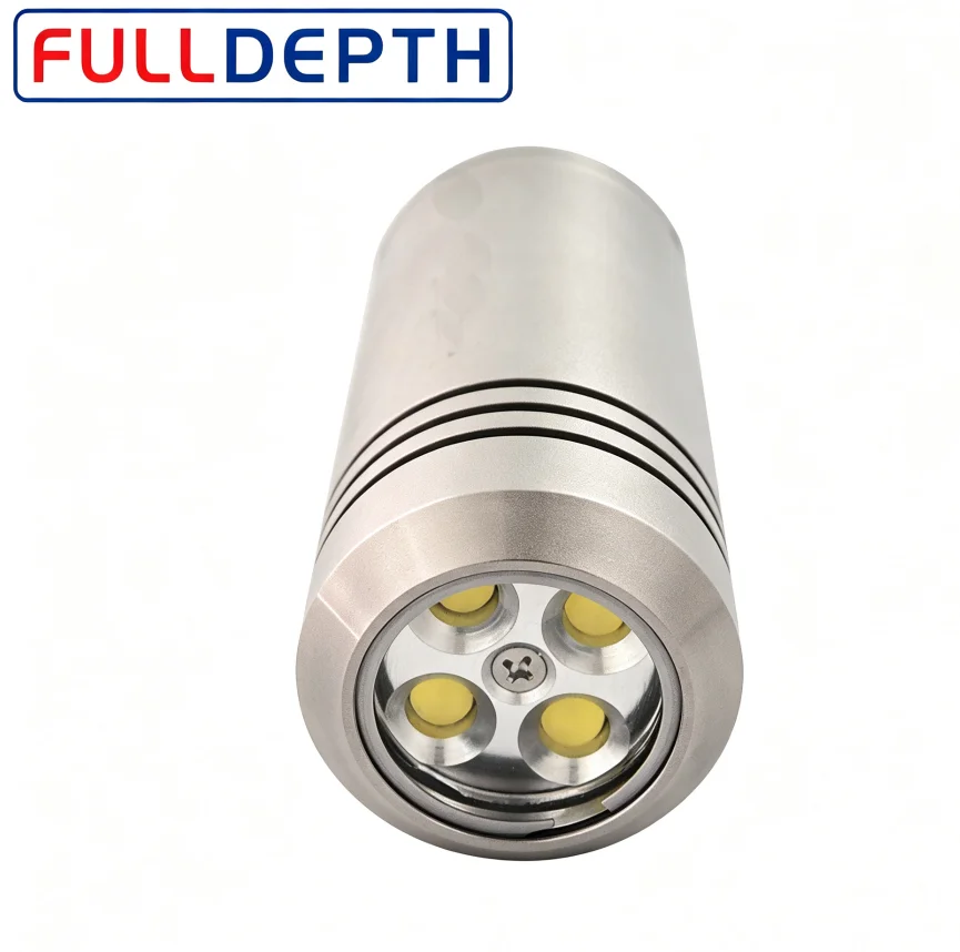 FD-DS6K-L50 5000Lm 6000m Deep Sea Underwater LED Light 316L Stainless Steel ROV Underwater Lighting Support PWM RS485 Dimming