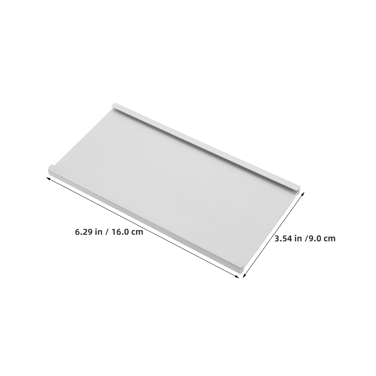 Office Wall Mount Aluminum Name Plate Holder Door Sign Tag Business Meeting Room Nameplate 9x16cm Dual Install Adhesive Hanging view 3