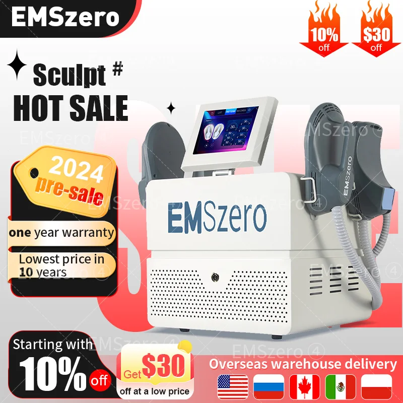 جديد EMS الكهرومغناطيسي Slimmin RF العضلات تحفيز التخسيس EMSzero فقدان الوزن نحت الجسم صالون CE 6500 واط