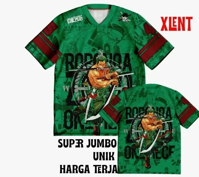 New Football Jerseys, Japanese Anime Bandai One Piece Luffy and