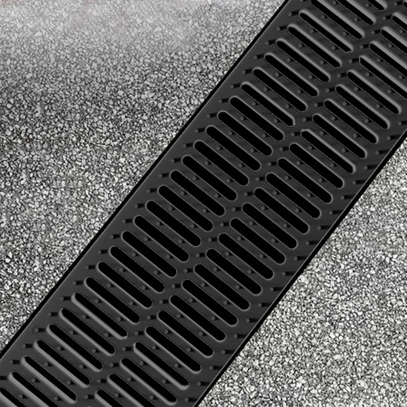 2X Sewer Cover Rainwater Grate Trench Cover Resin Manhole Cover Drainage Ditch Composite Sink Rectangular Manhole Cover