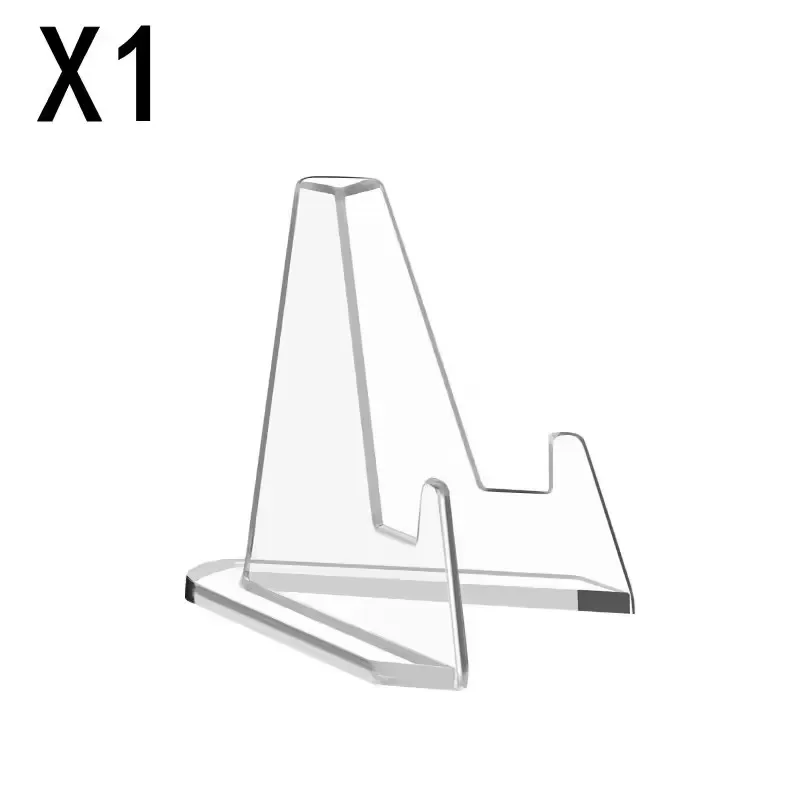 1-30PCS Helder Acryl Munt Display Standhouders Kleine Schildersezel Rack Trading Card Holder Ondersteuning voor Kpop Idol Card organizer