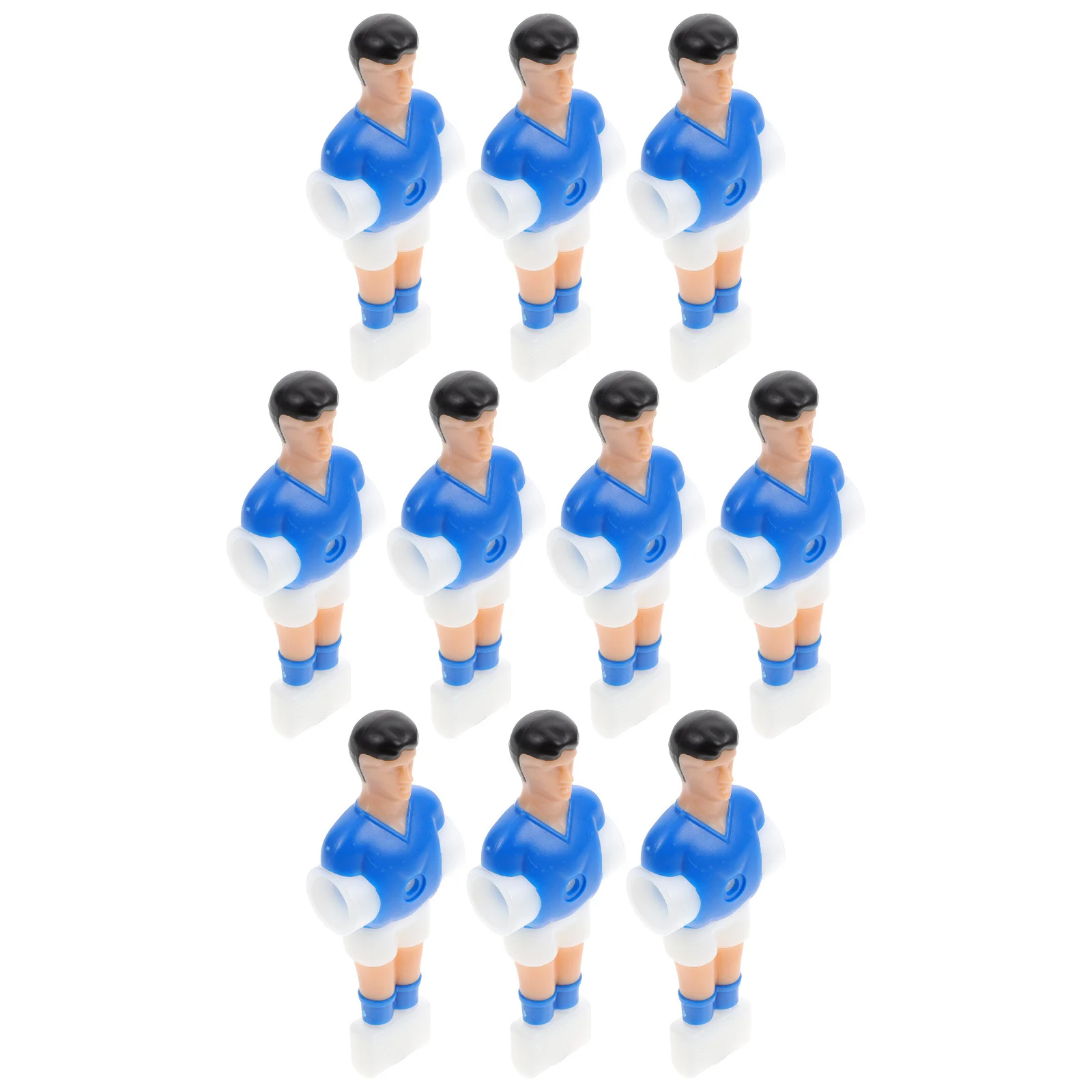 

10 шт., пластиковые фигурки игроков для настольного футбола, запасные части для настольного футбола, аксессуары для игр для родителей и детей в помещении