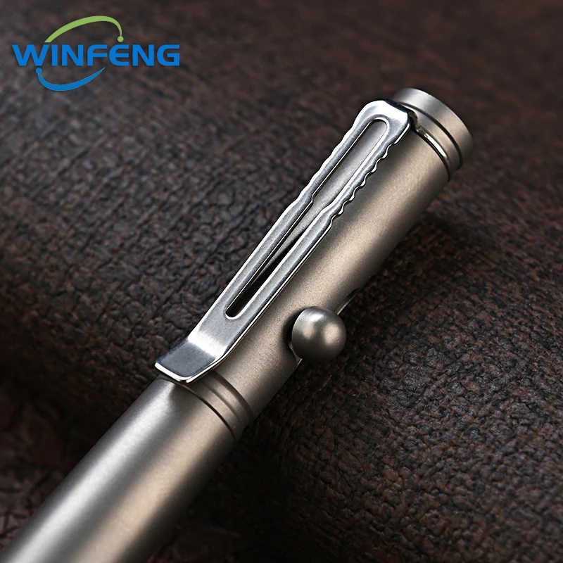 Creative Titanium Alloy Tactical Pen Business Signature Pen Outdoor Camping EDC Writing Tools Office School Stationery