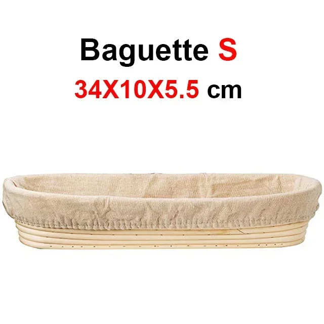 Brotkorb aus natürlichem Rattan, handgefertigt, Rattan-Weiden-Backnapf, Teiggärung, Sauerteig, Banneton-Brotkorb