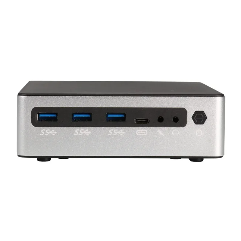 Micro PC pequeña Ultra5 125u Nuc Nano de 14. a generación, Mini PC para juegos de 4,3 GHz X86 2 Ethernet Lan Win 10 11 Linux Ubuntu DDR5 Mini PC