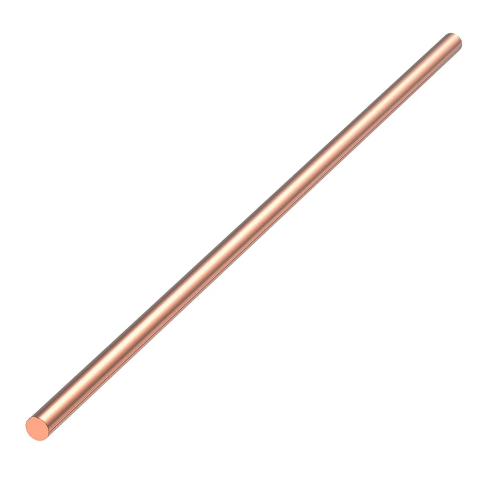 Solid Copper Round Rod 6mm Diameter 25mm Long for For metal Crafts and Electrical Applications in DIY Projects