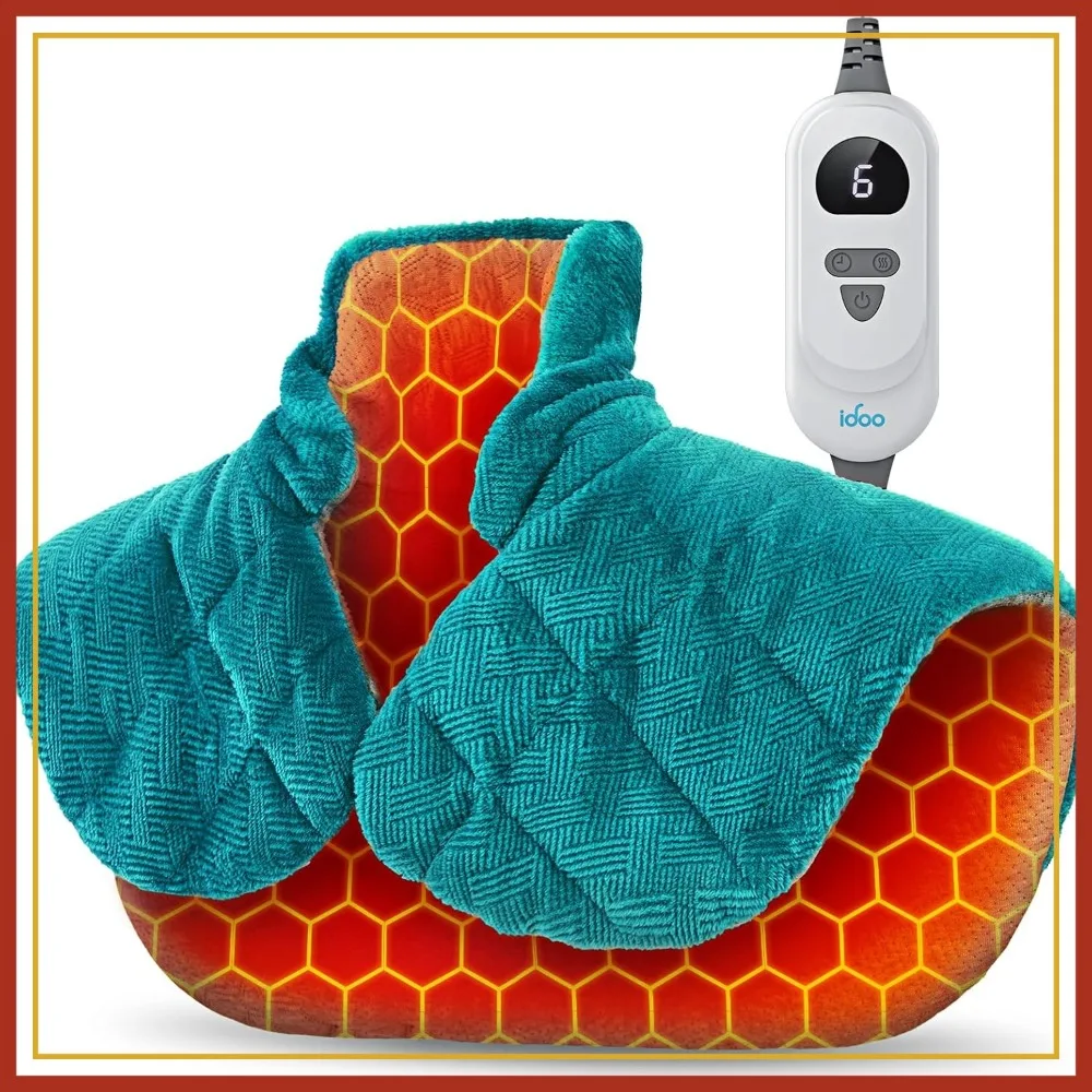 

Heating Pad for Neck Shoulders and Back, Weighted Heat Pads for Pain Relief, Gifts for Men Women Elderly, FSA Eligible