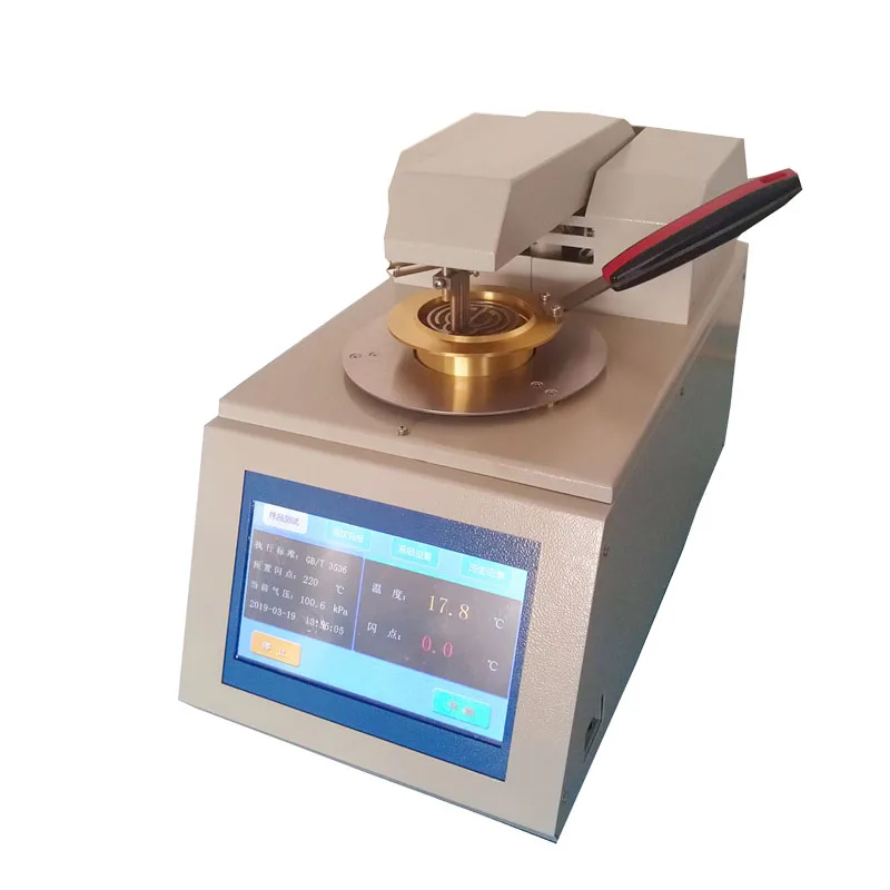 

Full-automatic open flash point tester Diesel lubricating oil test Fuel oil open flash point tester