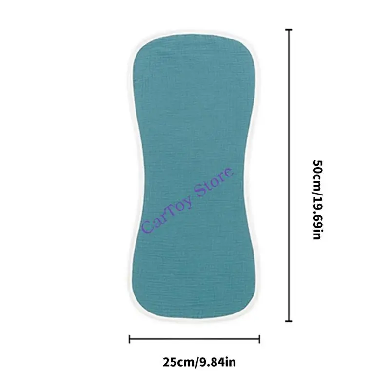 

Baby Burping Cloth, Drooling Bib Teething Nursing Bib Soft Absorbent Saliva Towel Breathable Cotton Shoulder Pad