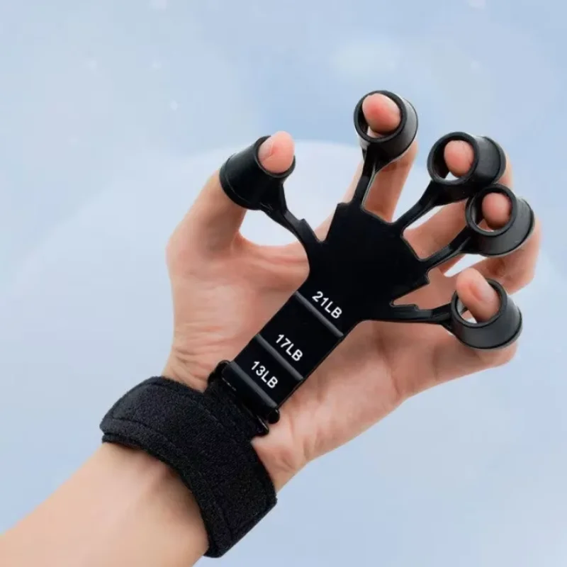 Equipamento Portátil de Treinamento de Flexibilidade para Mãos e Dedos, Exercitador de Punho de Cinco Pontas para Treino Diário de Força