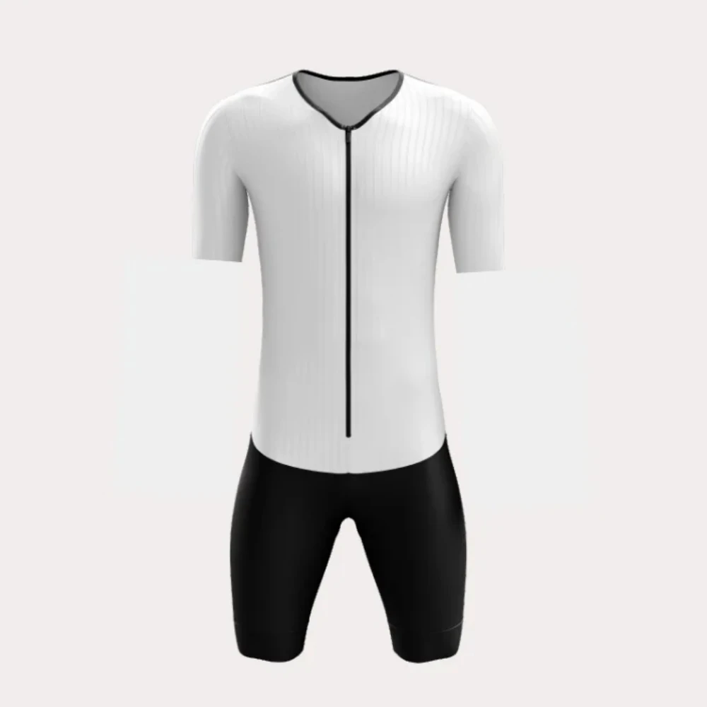 

Мужской триатлонный гоночный костюм без логотипа, триатлонный комбинезон для велоспорта, плавания и бега, цельный аэродинамический легкий комбинезон, велокостюм, новинка