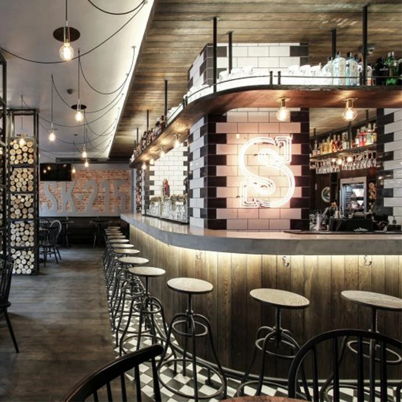 FOODLINE Compact Bar Counter Space Optimized Bar Counter For Mini Bar Coffee Kiosk Small Business Venue
