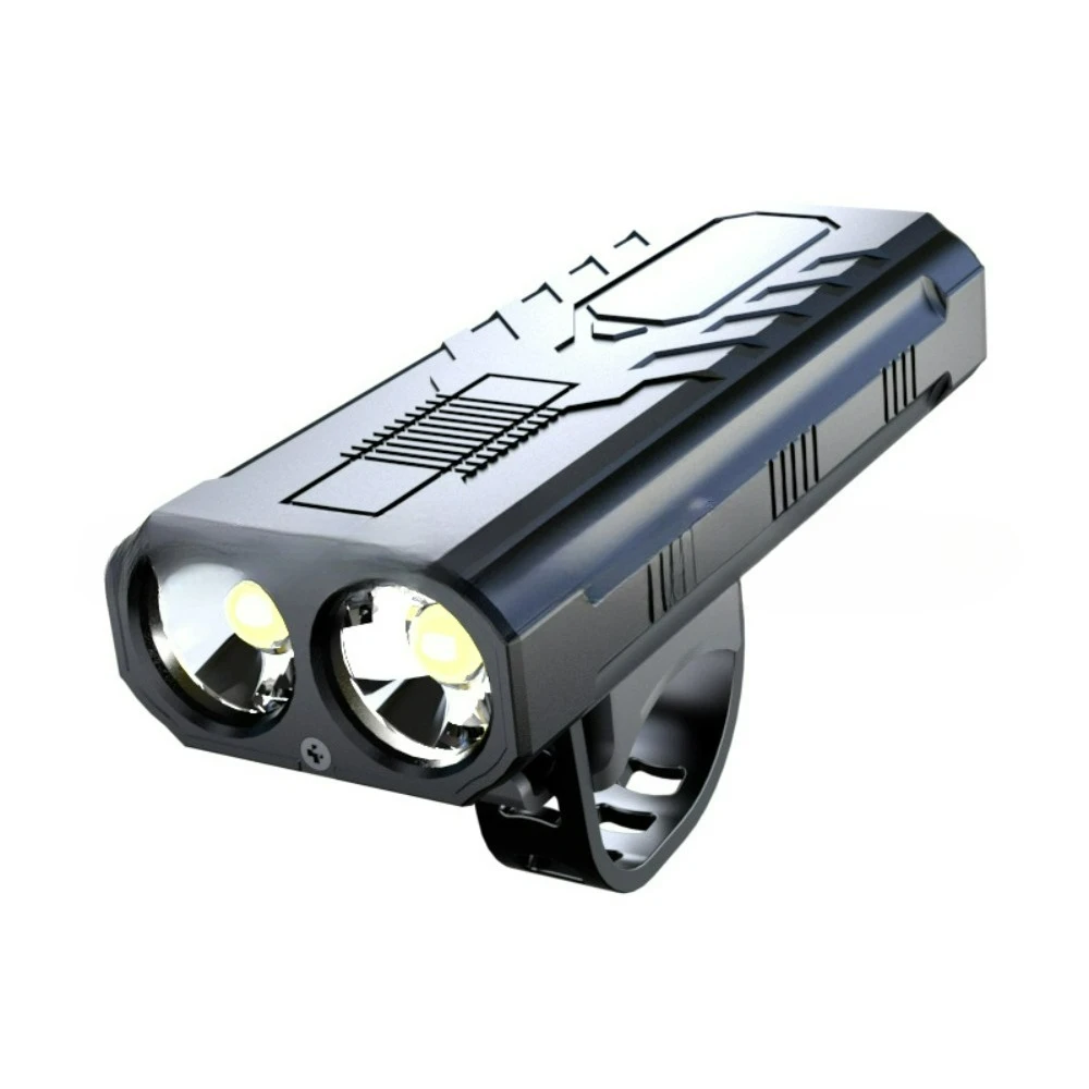 ไฟหน้าจักรยาน: ไฟฉายกันน้ำ 2-in-1 สว่างพิเศษสำหรับการขี่กลางคืน แบบหนีบสว่างพิเศษสำหรับนักเรียนและจักรยานเสือภูเขา