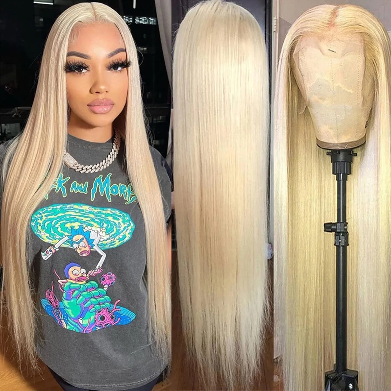 Geeta 250% Straight Wig 613 Blonde 13x6 13x4 Hd Transparent Lace Front Human Hair Wigs Brazilian Lace Frontal Wig Pre Plucked