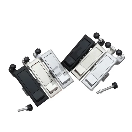 Cerradura plana ajustable, interruptor de seguridad de aleación, cerradura de resorte, pestillo para caja eléctrica, piezas de repuesto para puertas de armarios industriales