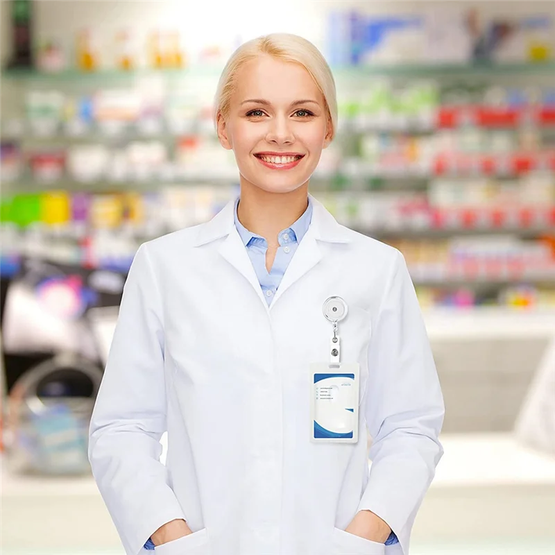 

ABTO-катушки для значков, выдвижные зажимы для катушек для бейджей, полупрозрачные, прозрачные, с поворотным зажимом типа «крокодил», держатель для бейджа