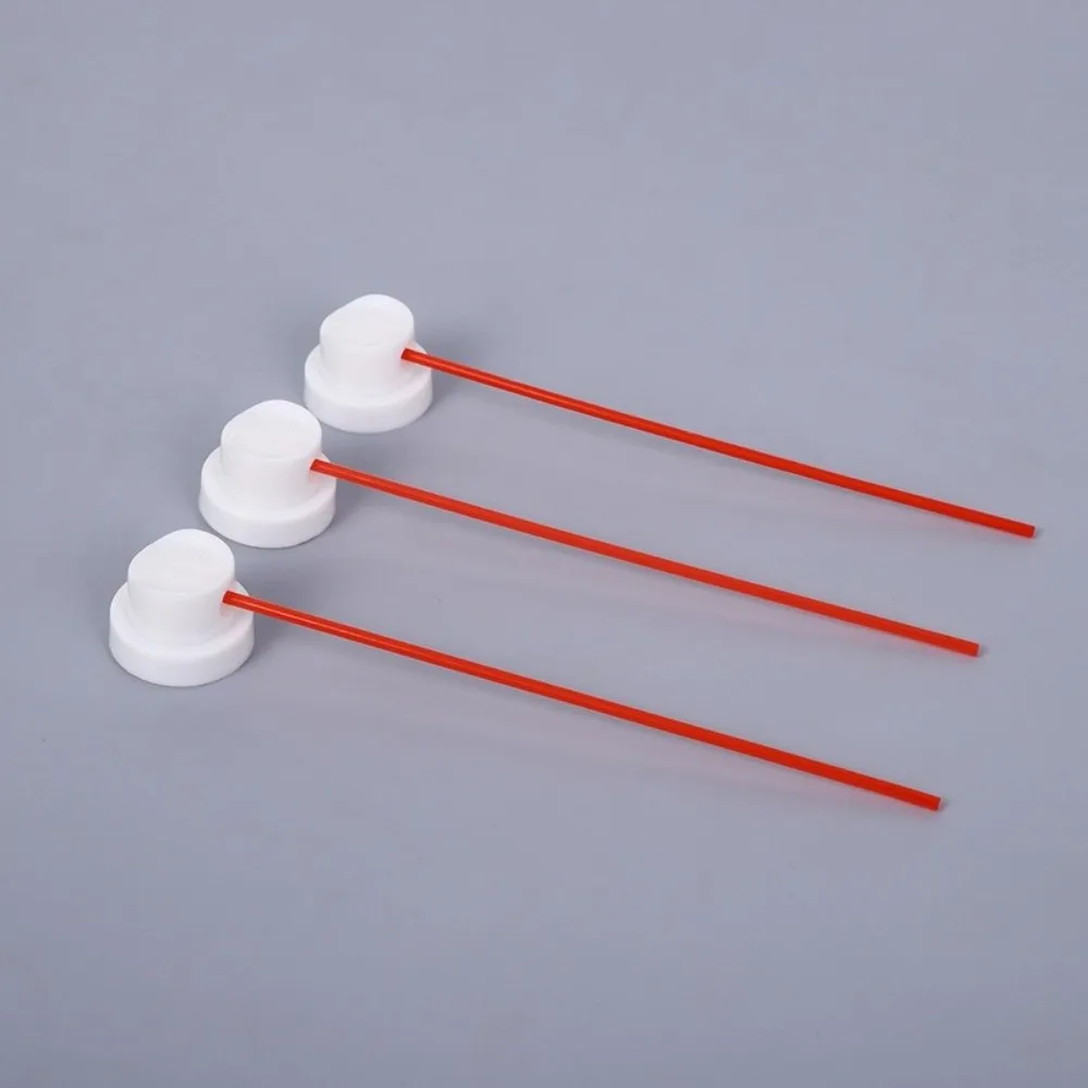 Plastic Tube Spray Can Extension Straw 12cm Length Extended Rust Remover Straw Red Color Replacement Tips Accessories