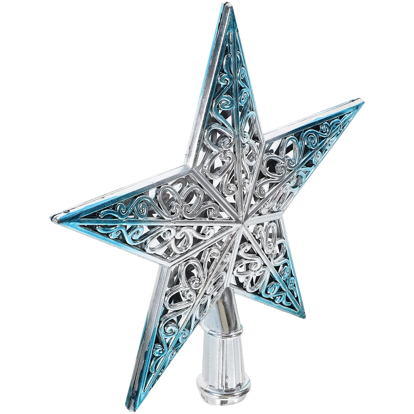Decoração de estrela brilhante enfeites de Natal luzes de fadas pingente árvore novidade