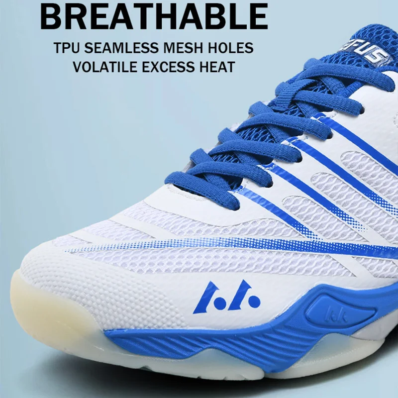 Brand LEFUS Men Anti Slip Cushioning Badminton Shoes Training Shoes Sneakers Sports Shoes Women Athletics Pickleball Shoes - Image 2
