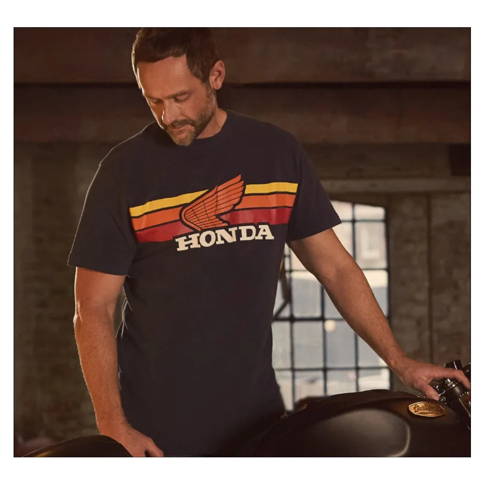 

Honda 2026 New Hot Men's and Women's T-shirt Summer Cotton Shirts Spring and Autumn Dream Honda Motorcycle Off-road Fashion Top