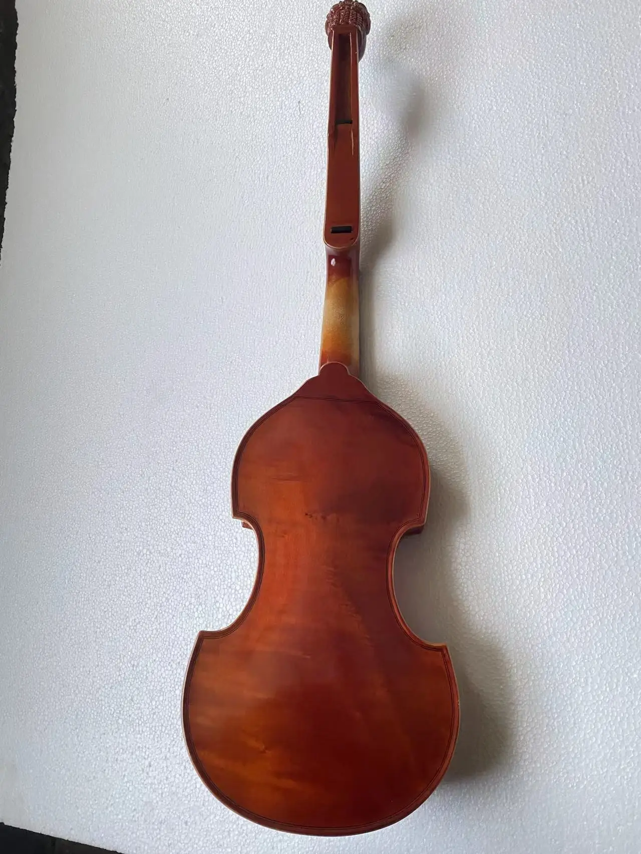 Boutique Shaped Violin, Full-Size, Spruce Panel, Flame Maple, Overall Back Panel, Ebony Fingerboard, High