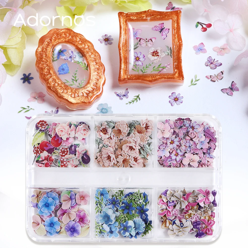 

Butterfly Flowers Wood Pulp Flakes For Epoxy Silicone Resin Mold Filling Material DIY Crafts Valentines Day Resin Molds Fillers