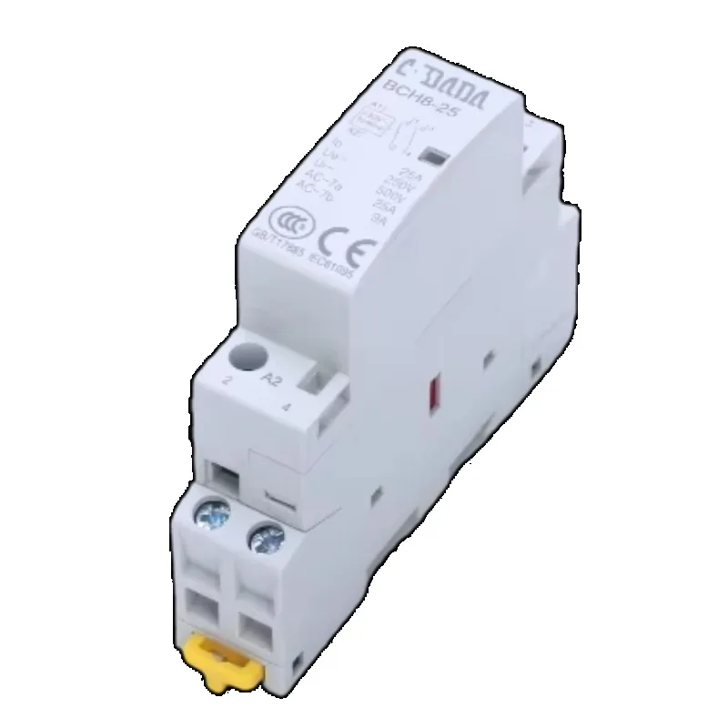 Contactor Modular Eléctrico para el Hogar BCH8 1P, Contactor de CA, Contactor Magnético 220V