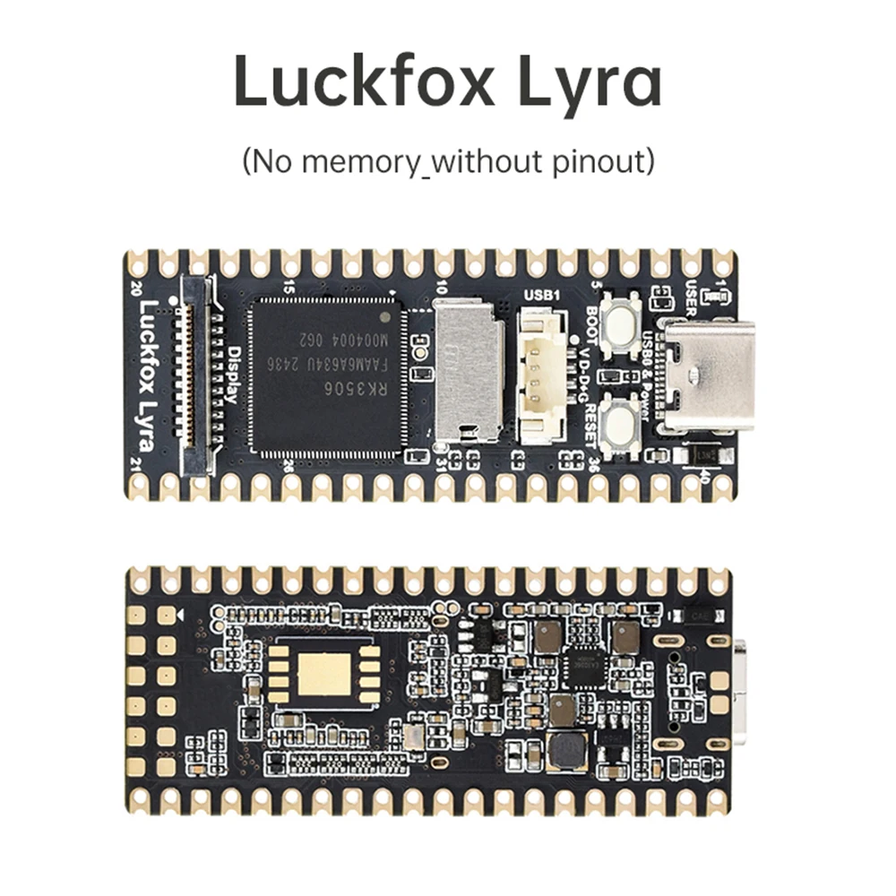 Luckfox Lyra/Luckfox Lyra B Luckfox RK3506G2 Mini scheda di sviluppo Linux Processore a 3 core