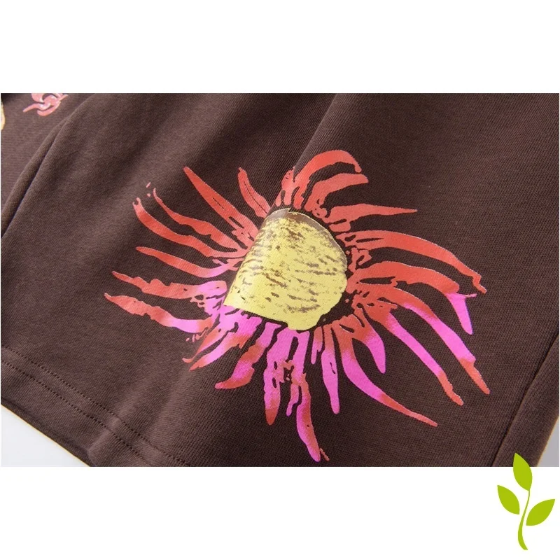 Summer Hip Hop Elastics Cactus Jack Shorts Cartoon Graphics Print Casual Loose Men Women High Quality Cotton Sweatpants