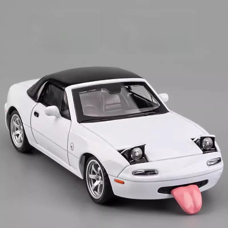 1:32 Mazda Mx5 MX-5 Rx7 Supercar Metaallegering Diecast Speelgoed Auto Model Verzamelobjecten Verjaardagscadeau Geluid & Licht Kinderen Speelgoed