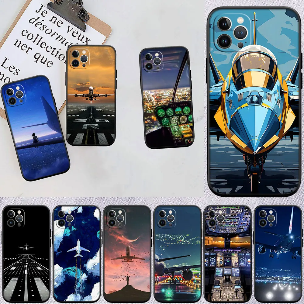 VY1 Airplane Red Soft Shell Phone Case for Samsung Galaxy Note 10 20 S23 S24 S25 Ultra FE Plus Edge Lite A02S A35 A07 A17