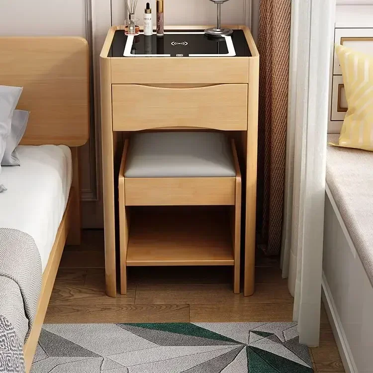 Compact 3-in-1 Dressing Table and Stool