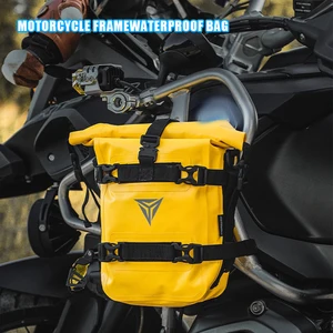 Bmw için r1200gs r1250gs adv honda nc750x cb500x çerçeve motosiklet crash barlar geçirmez çanta su geçirmez água tampon tamir aracı-bag placement çantalarda 12 büyük satış, yan motosiklet-no. 1