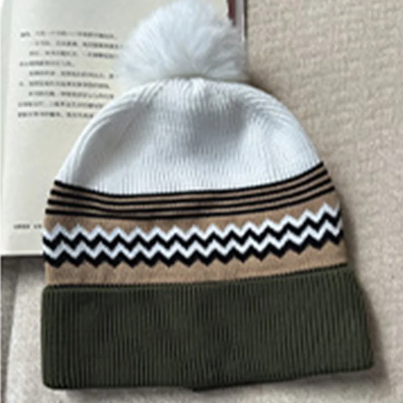 หมวกไหมพรมสไตล์ยุโรปและอเมริกาสำหรับผู้ชายและผู้หญิง สวมใส่สบาย อบอุ่นได้ทุกฤดู เหมาะสำหรับคนศีรษะใหญ่ ป้องกันความหนาว